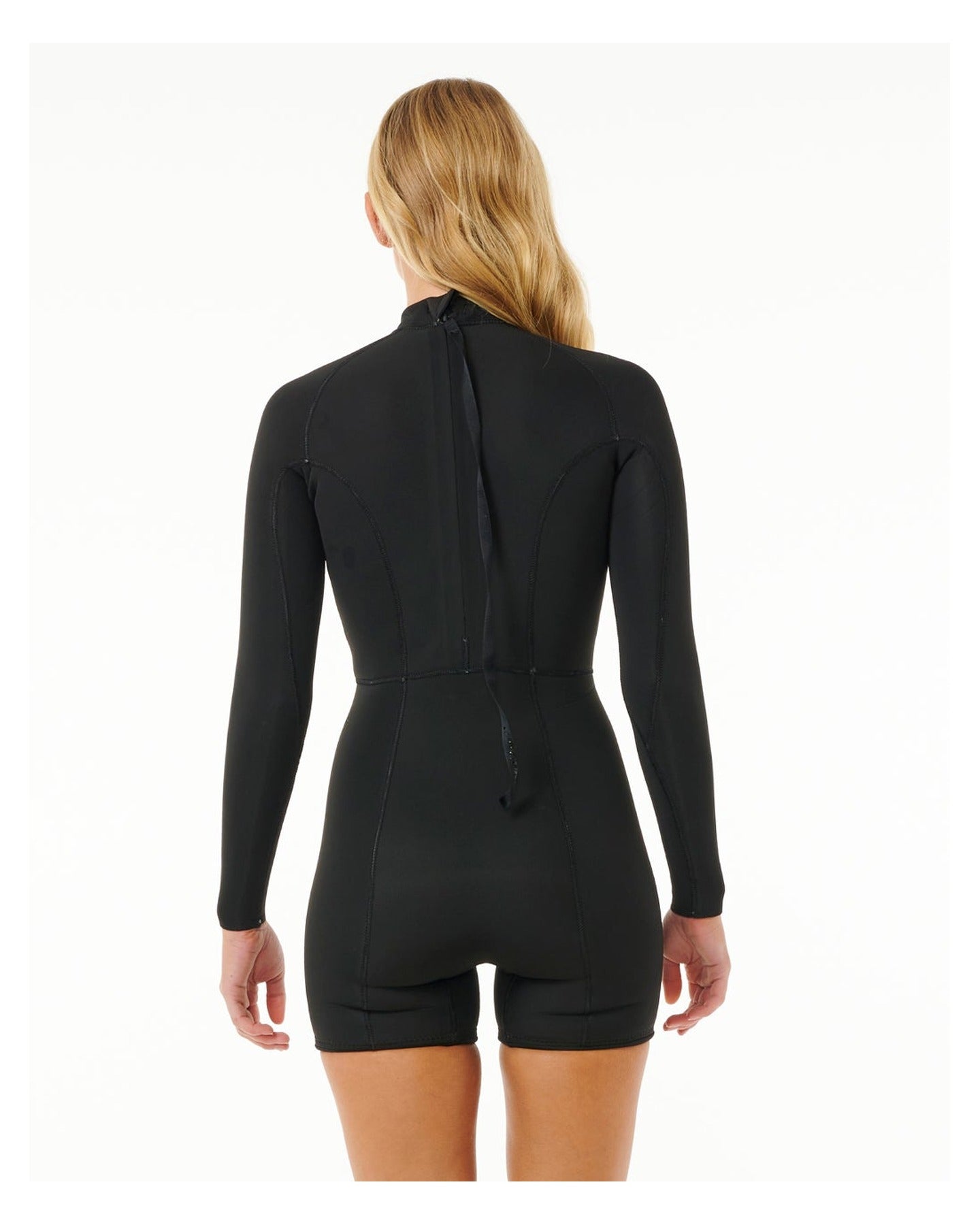 Rip Curl Women's G-Bomb 2mm Long Sleeve Back Zip Springsuit - Black - Trojan Wake Ski Snow - view 3
