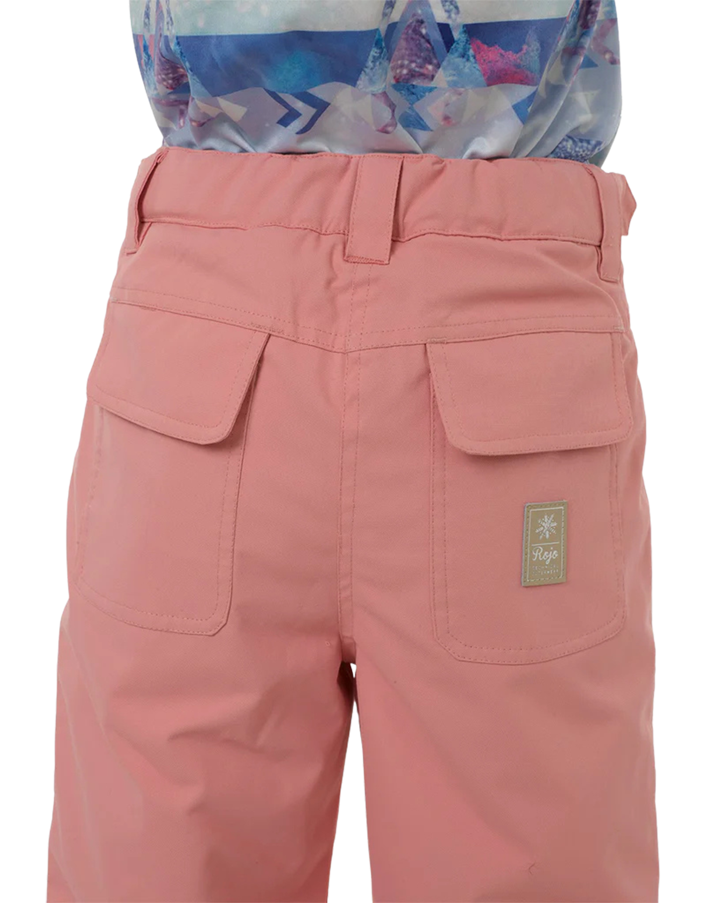 Rojo BF4EVA Girl's Snow Pant - Pink Icing - 2023 Kids' Snow Pants - Trojan Wake Ski Snow