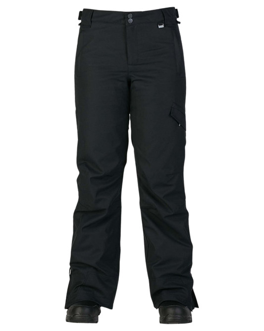 Rojo BF4EVA Girl's Snow Pant - True Black - 2023 Kids' Snow Pants - Trojan Wake Ski Snow