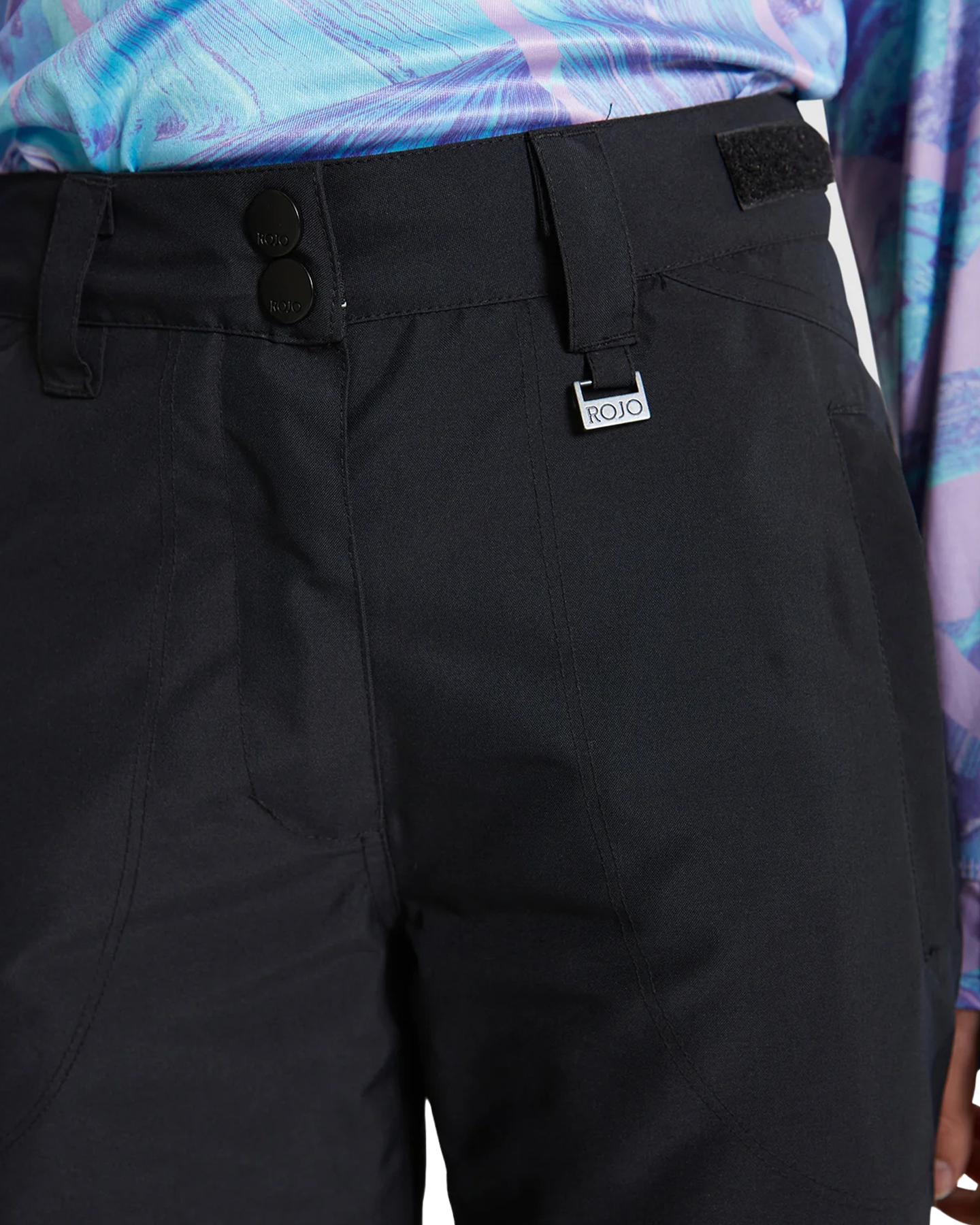 Rojo BF4EVA Girl's Snow Pant - True Black - 2023 Kids' Snow Pants - Trojan Wake Ski Snow