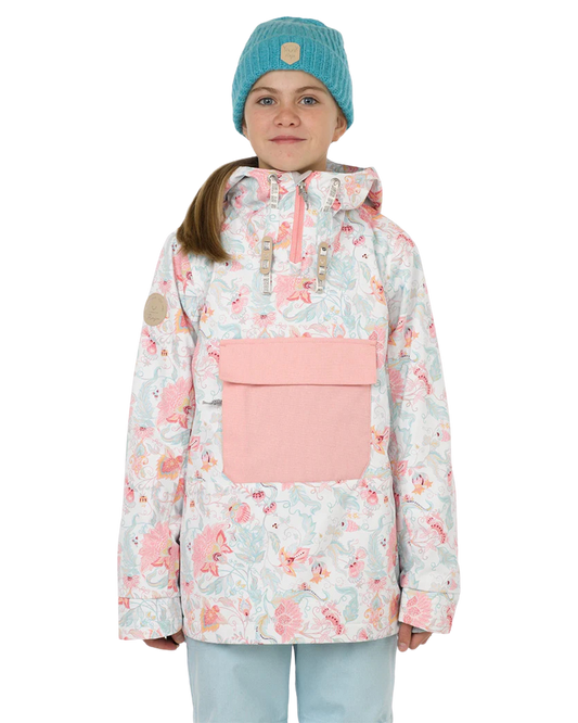 Rojo Hazel Girl's Snow Jacket - Royale Snow White - 2023 Kids' Snow Jackets - Trojan Wake Ski Snow