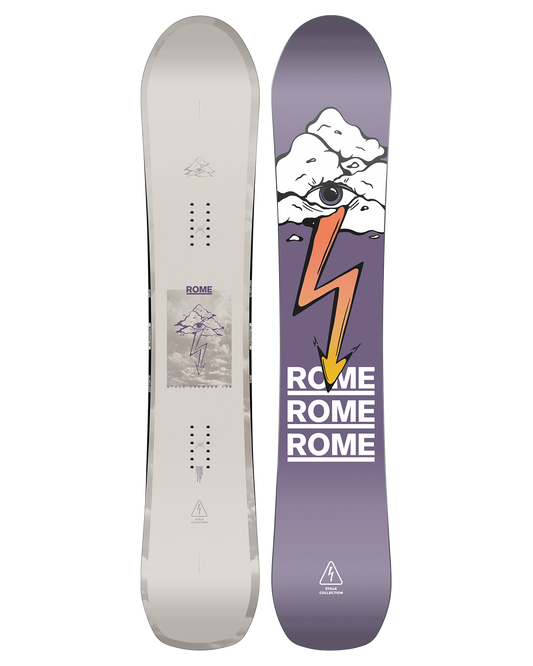 Rome Stale Crewzer Snowboard - 2025 Men's Snowboards - Trojan Wake Ski Snow