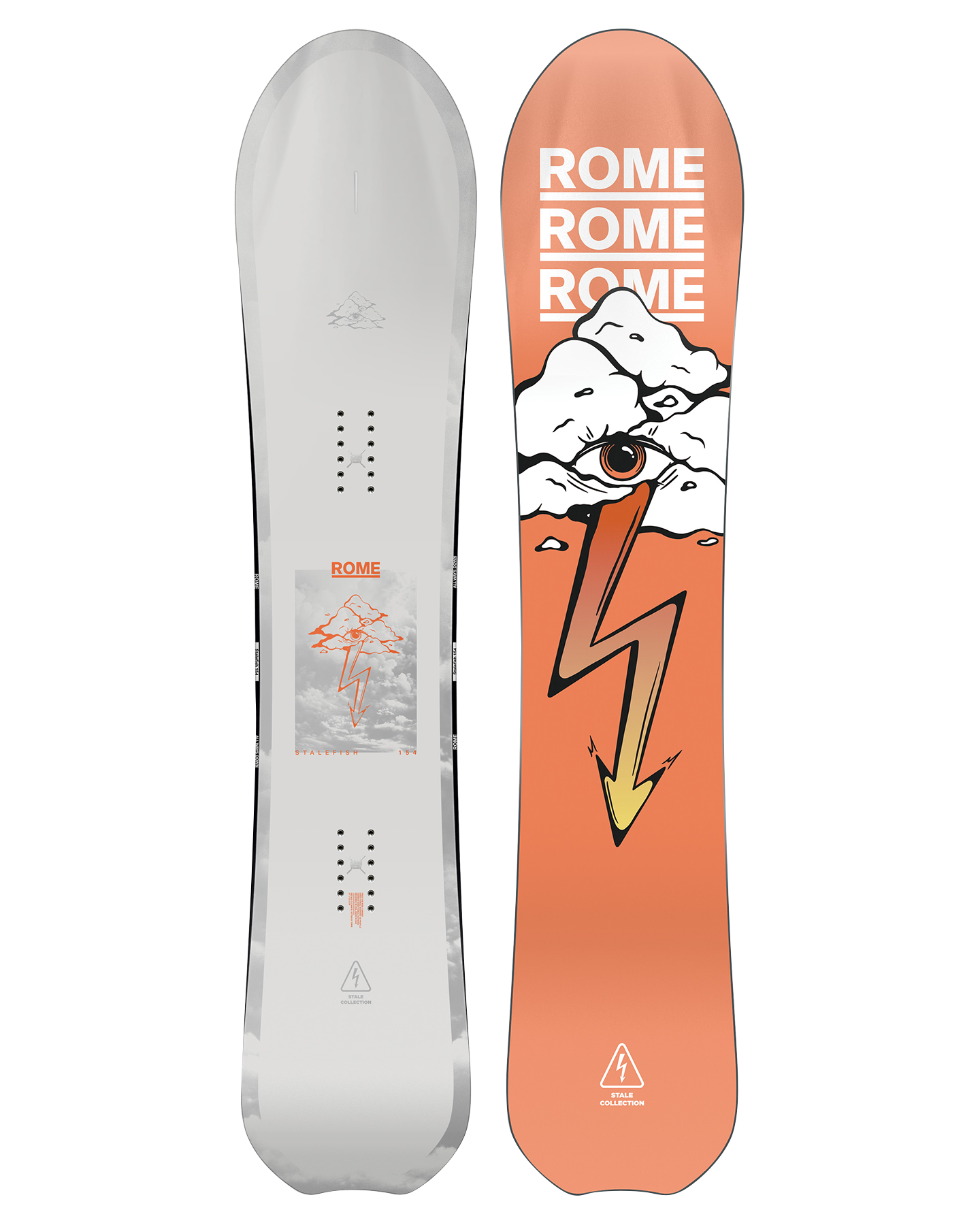 Rome Stale Fish Snowboard - 2025 Men's Snowboards - Trojan Wake Ski Snow