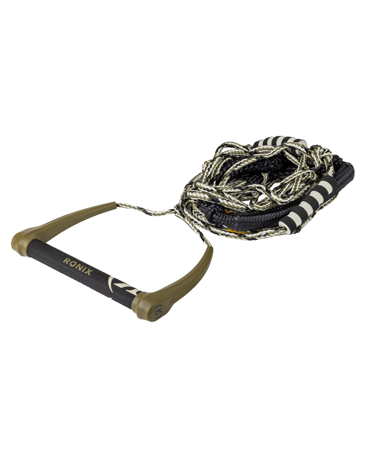 Ronix 808 Silicone Surf Rope With Handle - Olive / Tan - view 2