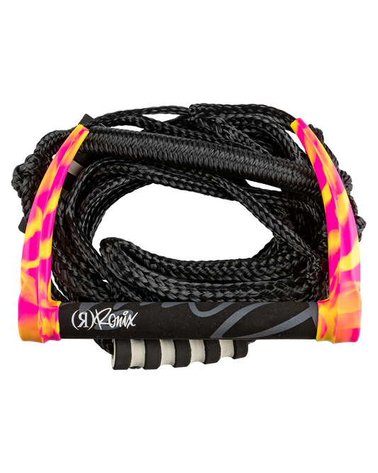 Ronix 808 Silicone Surf Rope With Handle - Tropical Swirl - view 2