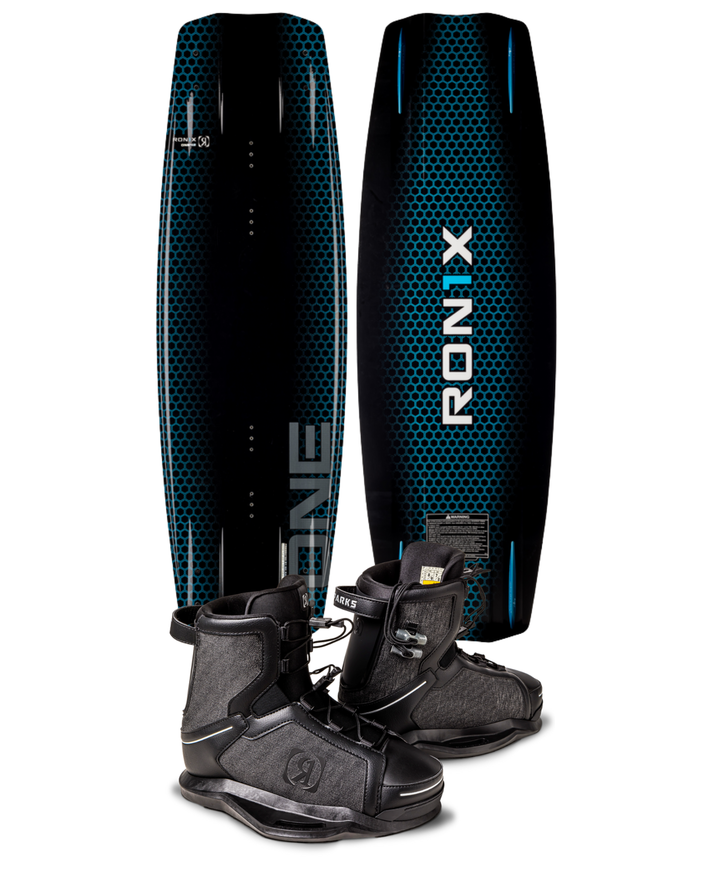 Ronix One Blackout with Parks Boots Wakeboard Packages - Mens - Trojan Wake Ski Snow