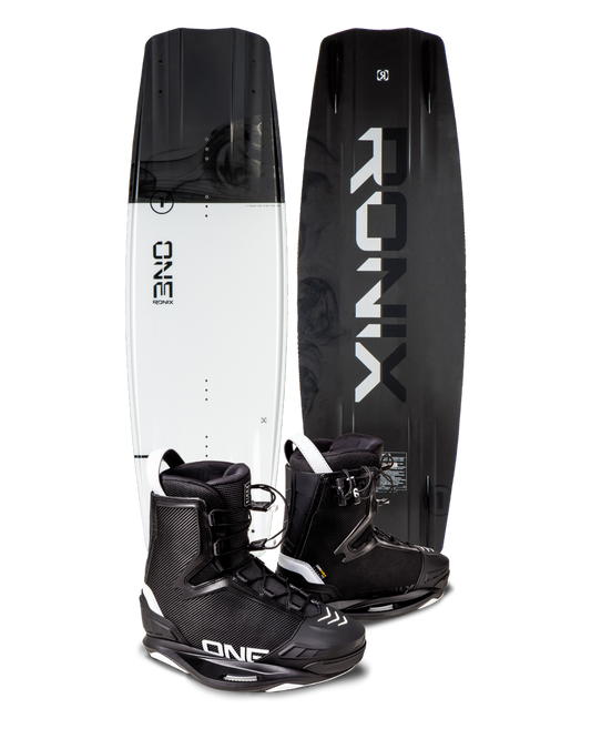 Ronix One Legacy Wakeboard with One Boots Wakeboard Packages - Mens - Trojan Wake Ski Snow