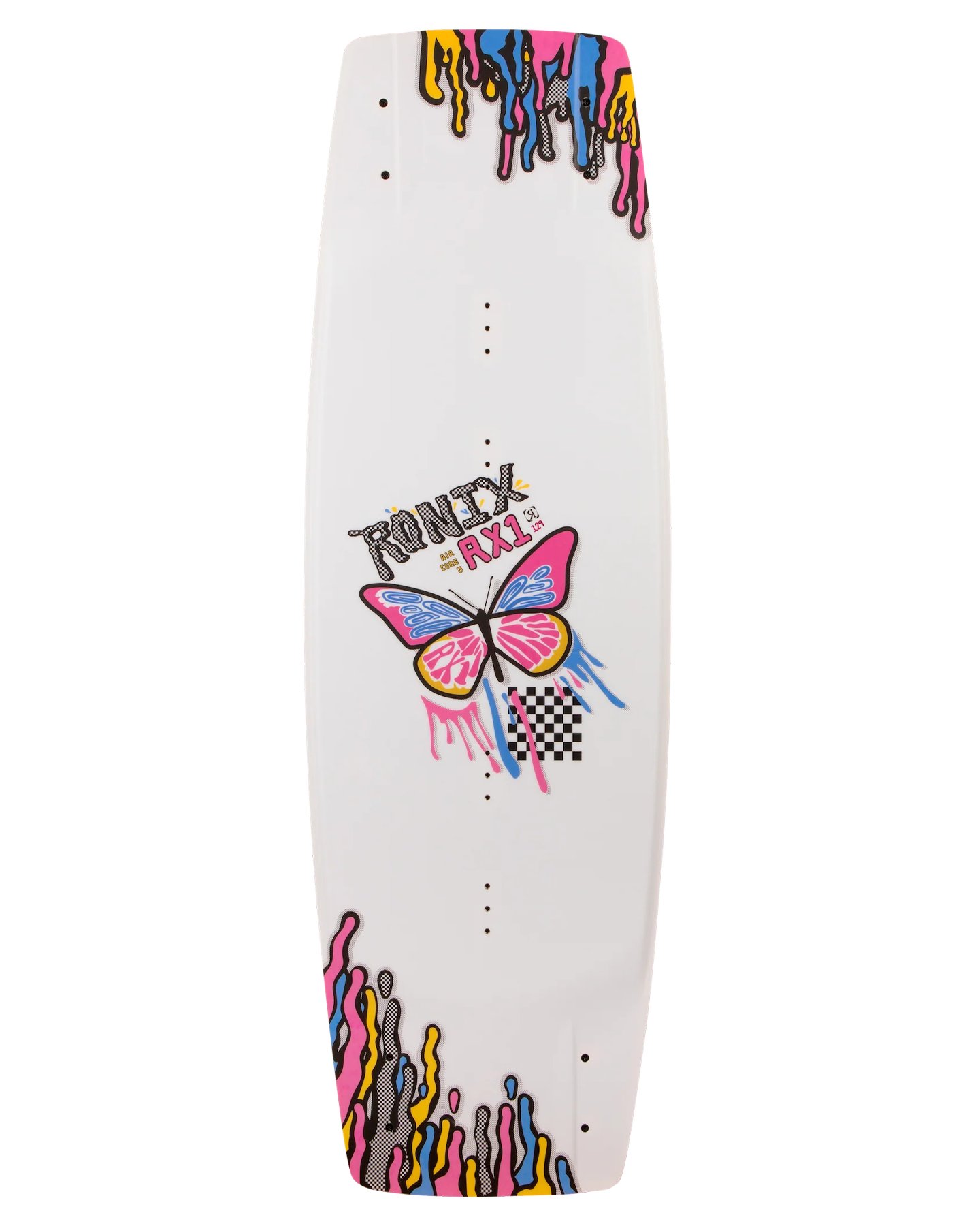 Ronix RX1 Kids' Wakeboard - Checkered Butterfly - 2026 Wakeboards - Trojan Wake Ski Snow