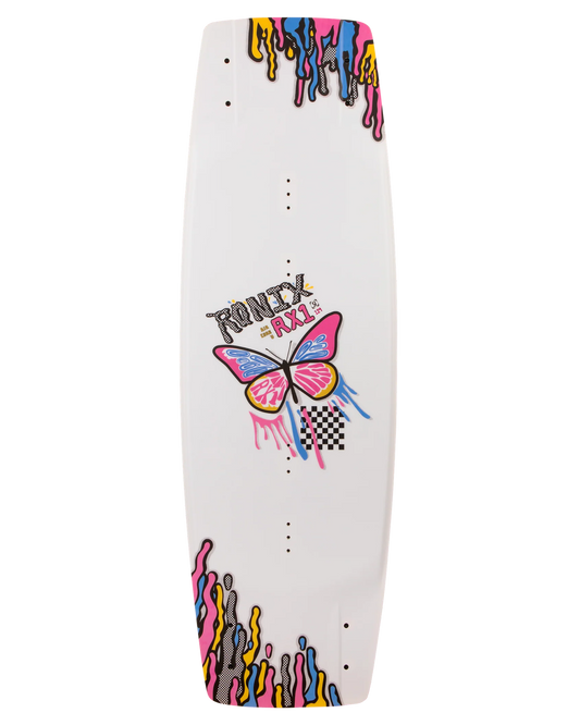Ronix RX1 Kids' Wakeboard - Checkered Butterfly - 2026 Wakeboards - Trojan Wake Ski Snow
