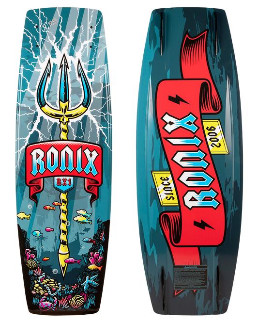 Ronix RX1 Kids' Wakeboard - Electric Trident - 2026 Wakeboards - Trojan Wake Ski Snow