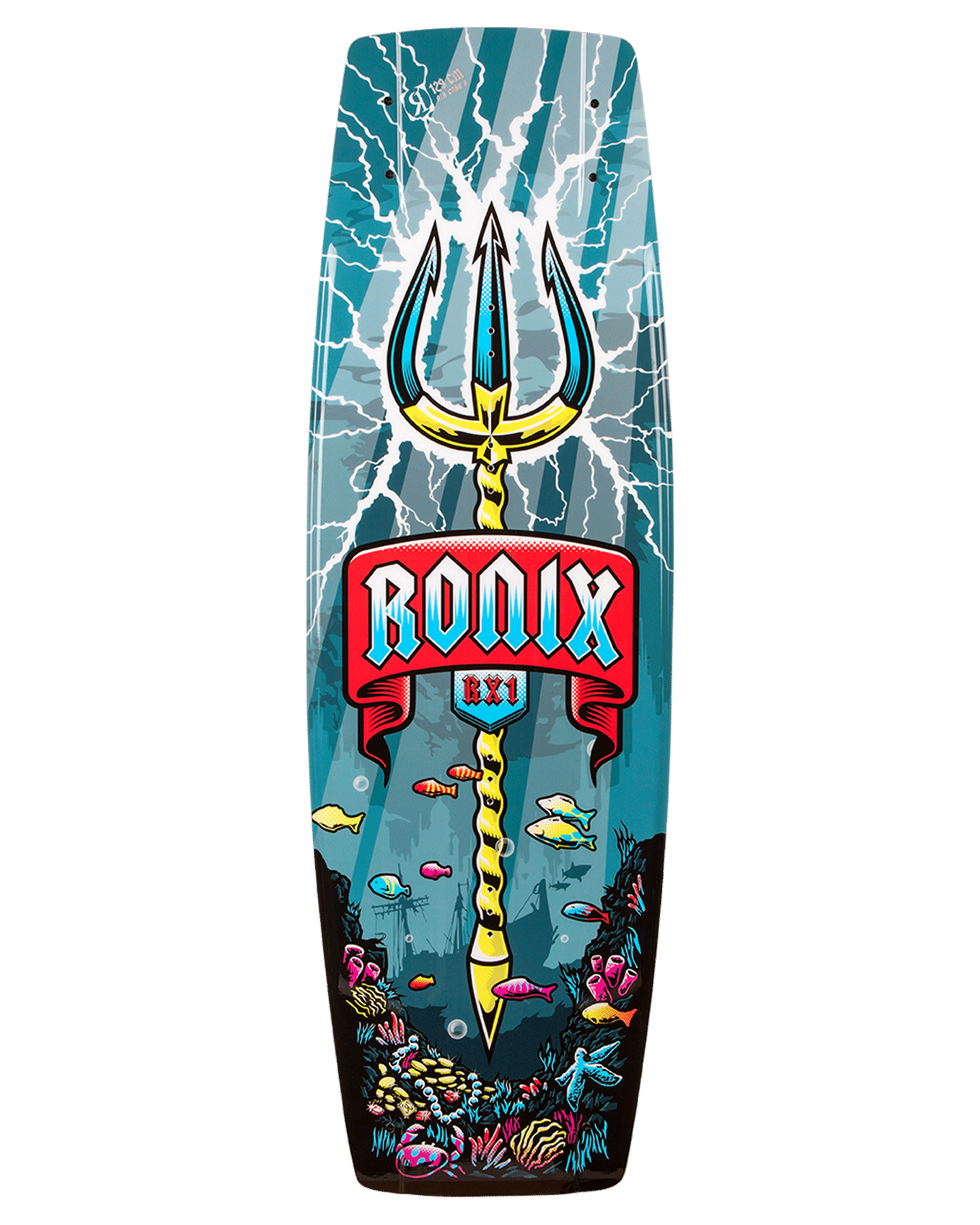 Ronix RX1 Kids' Wakeboard - Electric Trident - 2026 Wakeboards - Trojan Wake Ski Snow