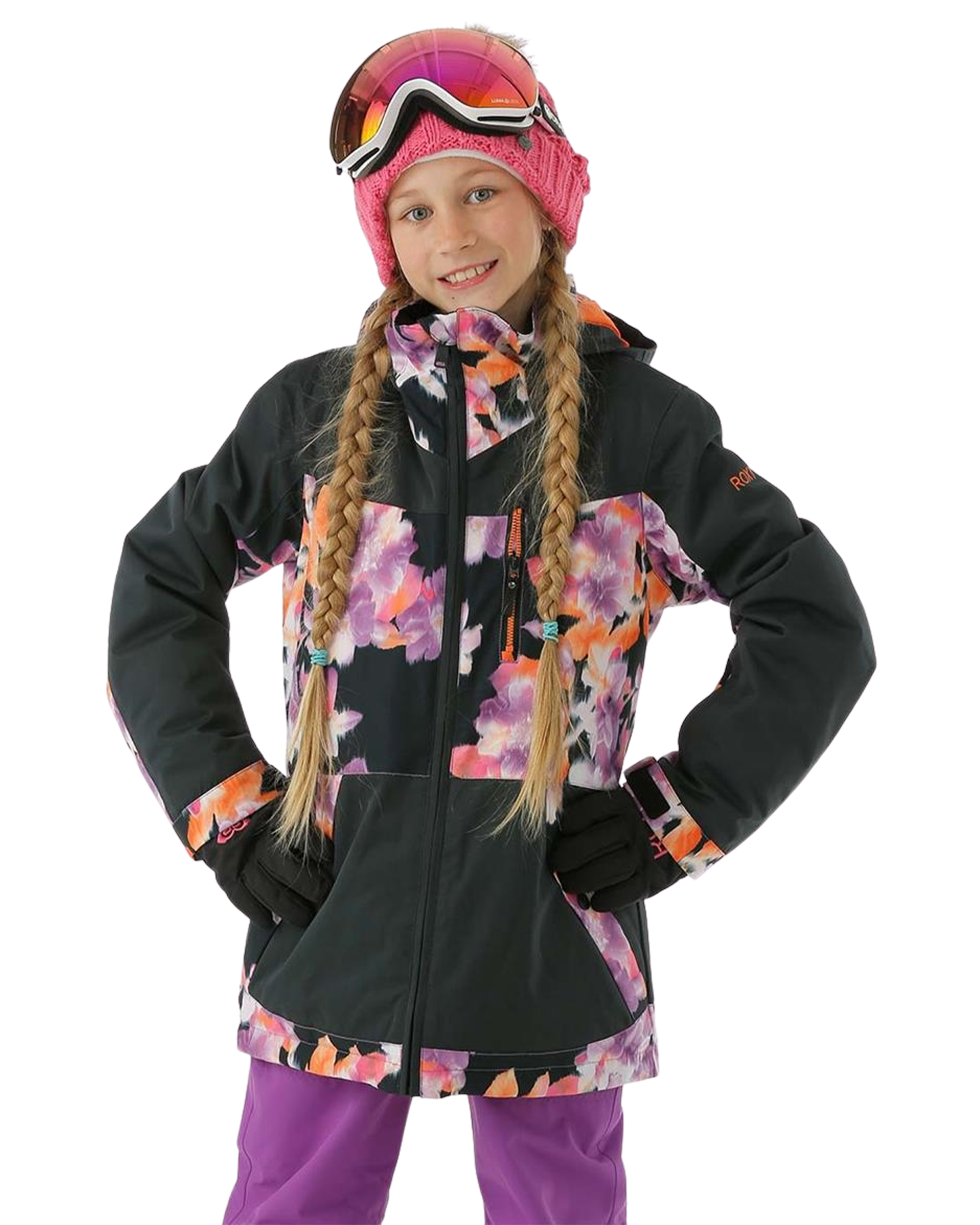 Roxy Presence Girls Snow Jacket - Jorja - 2022 Snow Jackets - Trojan Wake Ski Snow