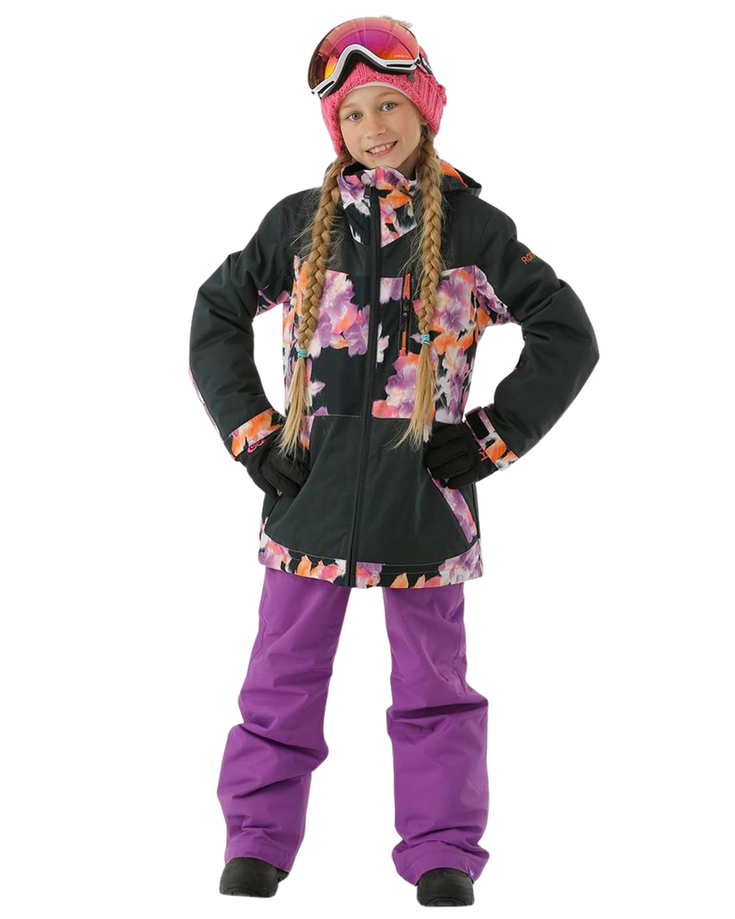 Roxy Presence Girls Snow Jacket - Jorja - 2022 Snow Jackets - Trojan Wake Ski Snow
