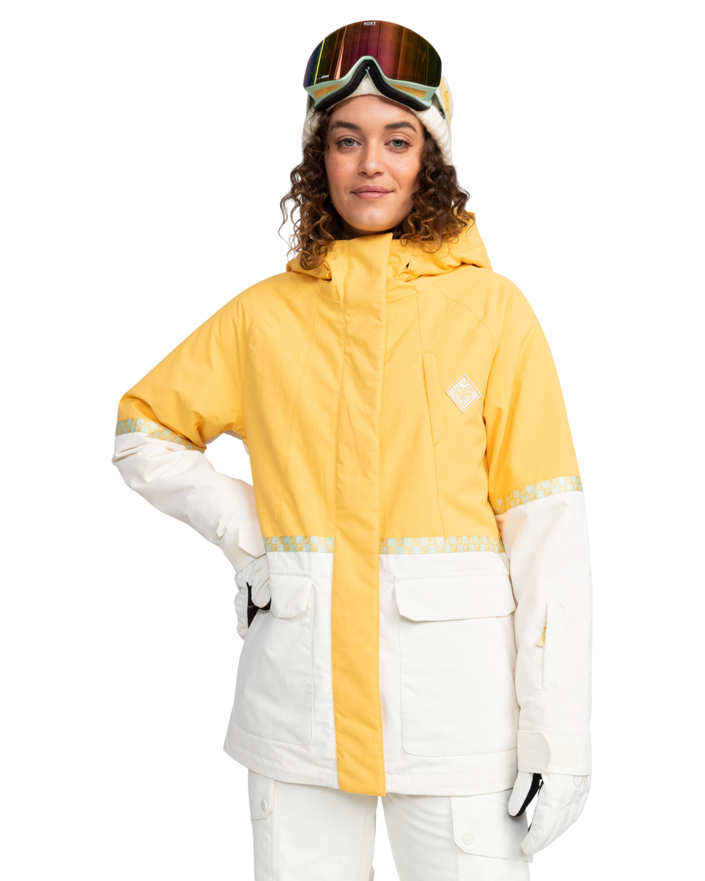 Roxy Women's Ritual Technical Snow Jacket - Sunset Gold Women's Snow Jackets - Trojan Wake Ski Snow