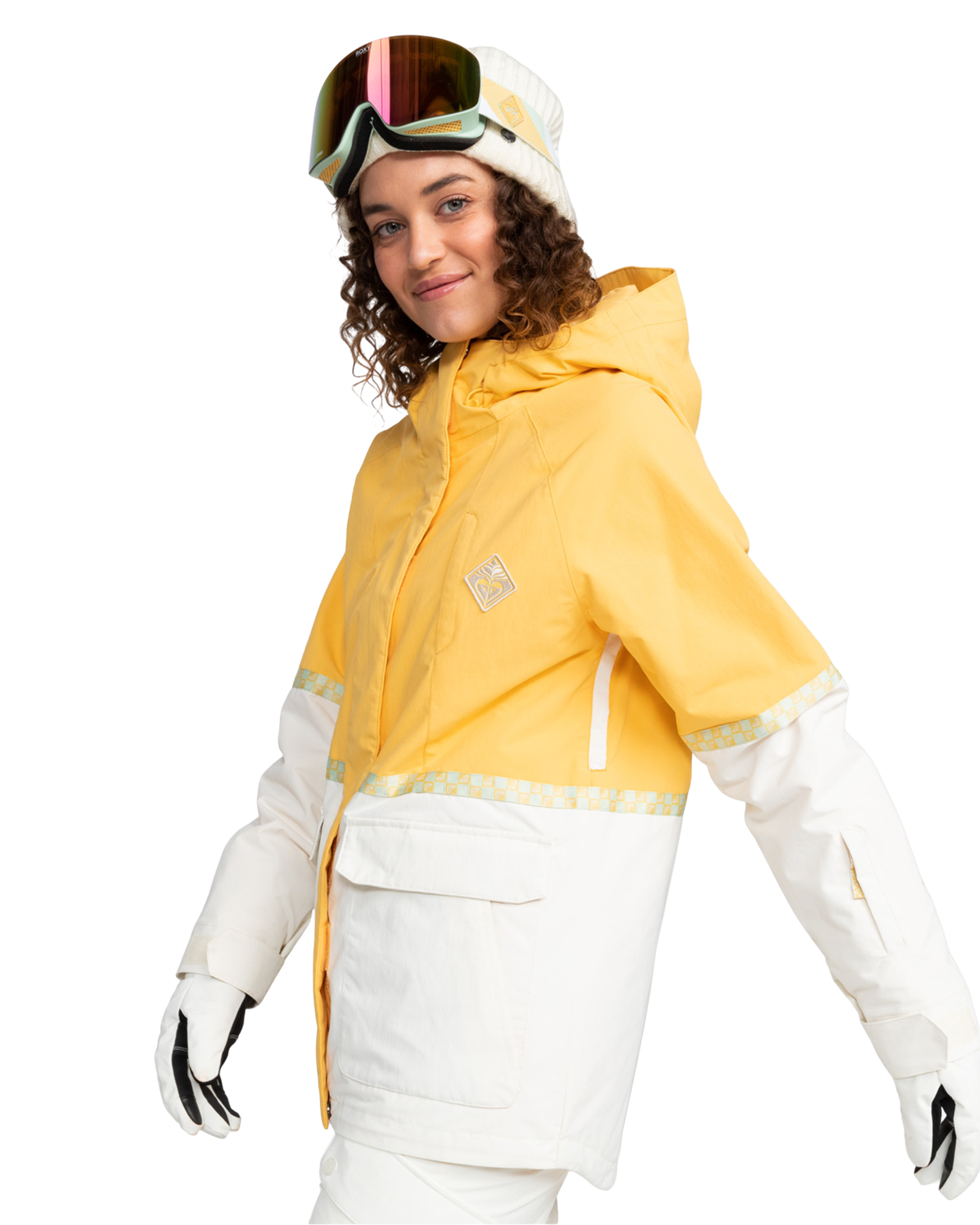 Roxy Women's Ritual Technical Snow Jacket - Sunset Gold Women's Snow Jackets - Trojan Wake Ski Snow