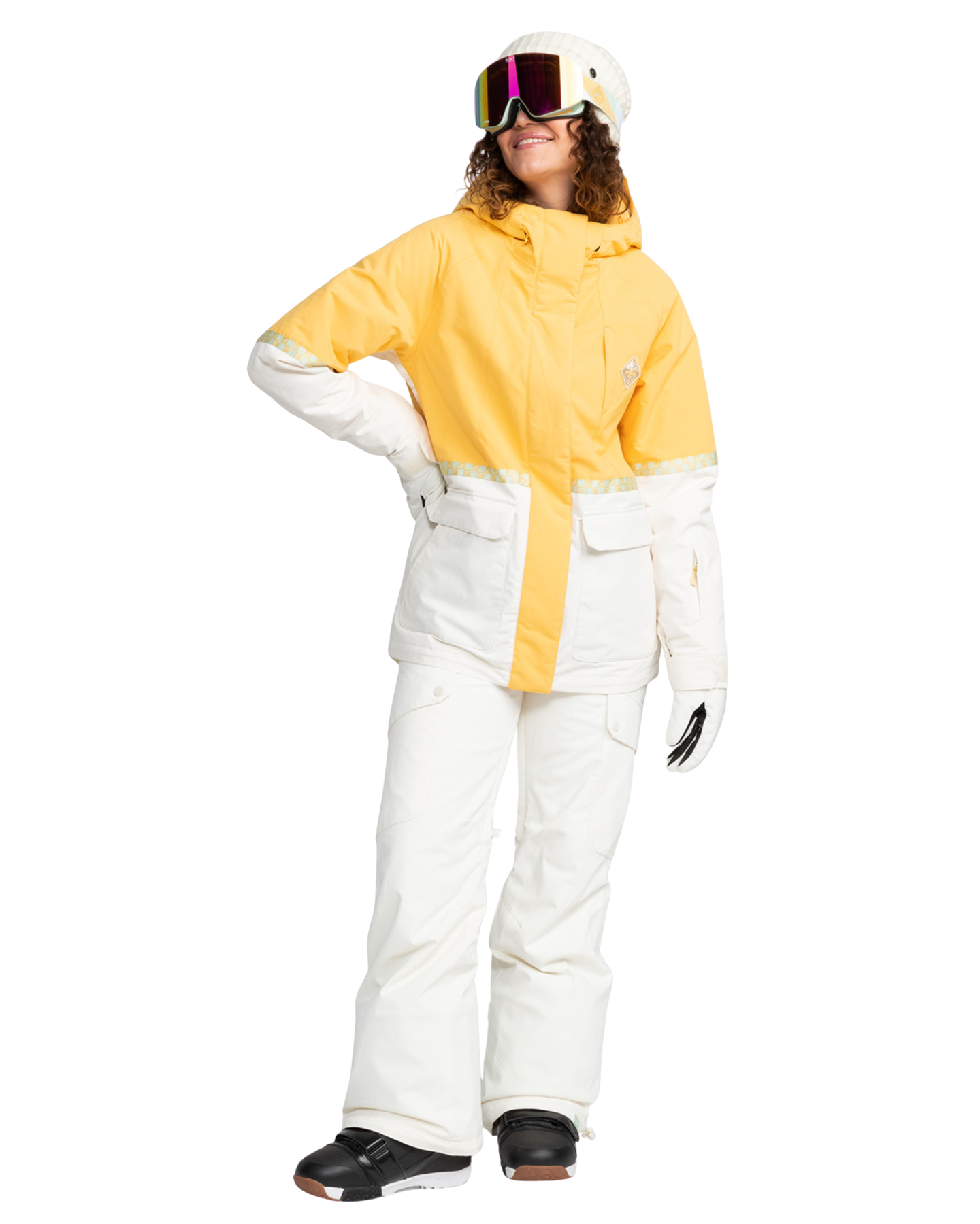 Roxy Women's Ritual Technical Snow Jacket - Sunset Gold Women's Snow Jackets - Trojan Wake Ski Snow