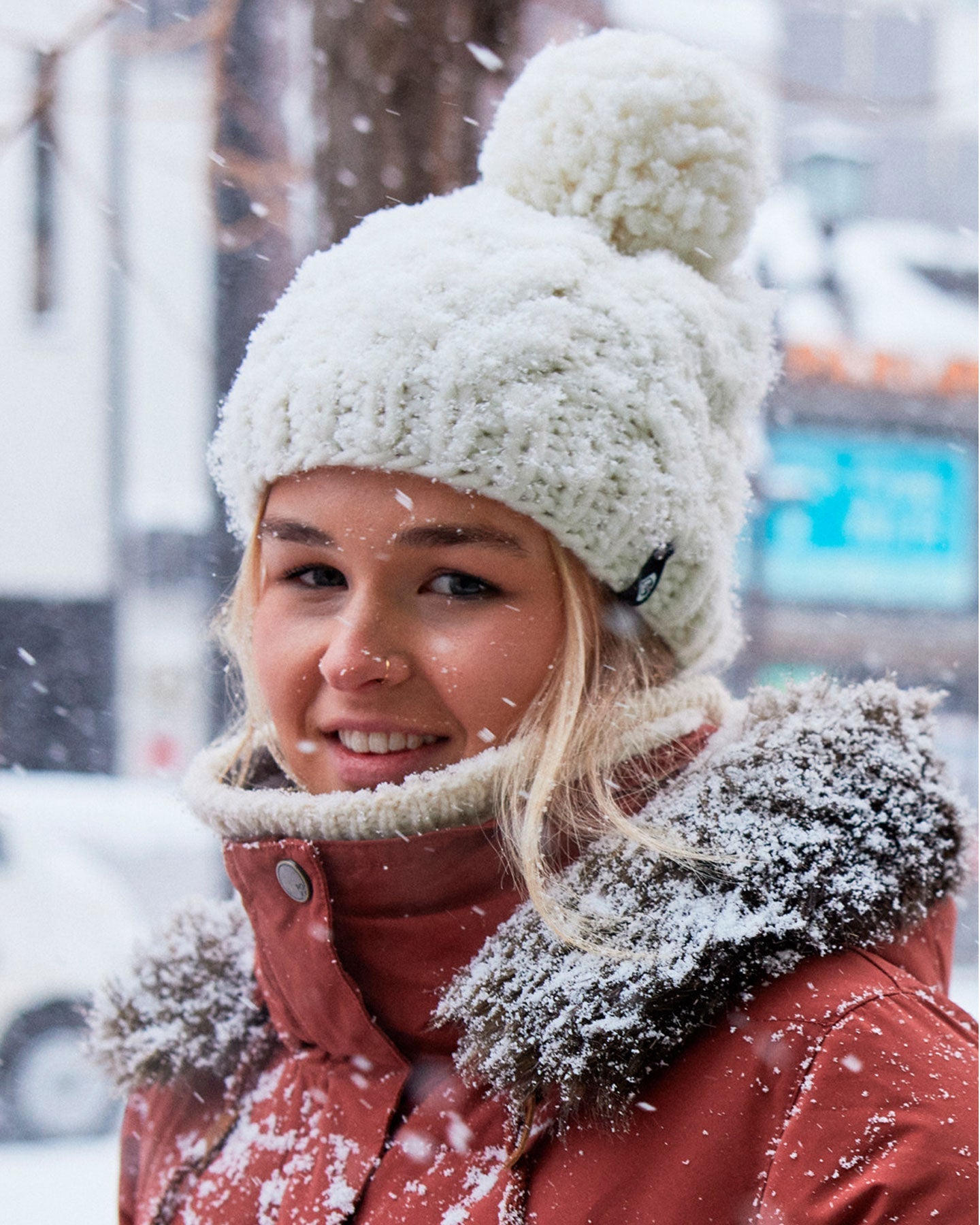 Roxy Women's Winter Beanie - Egret Beanies - Trojan Wake Ski Snow