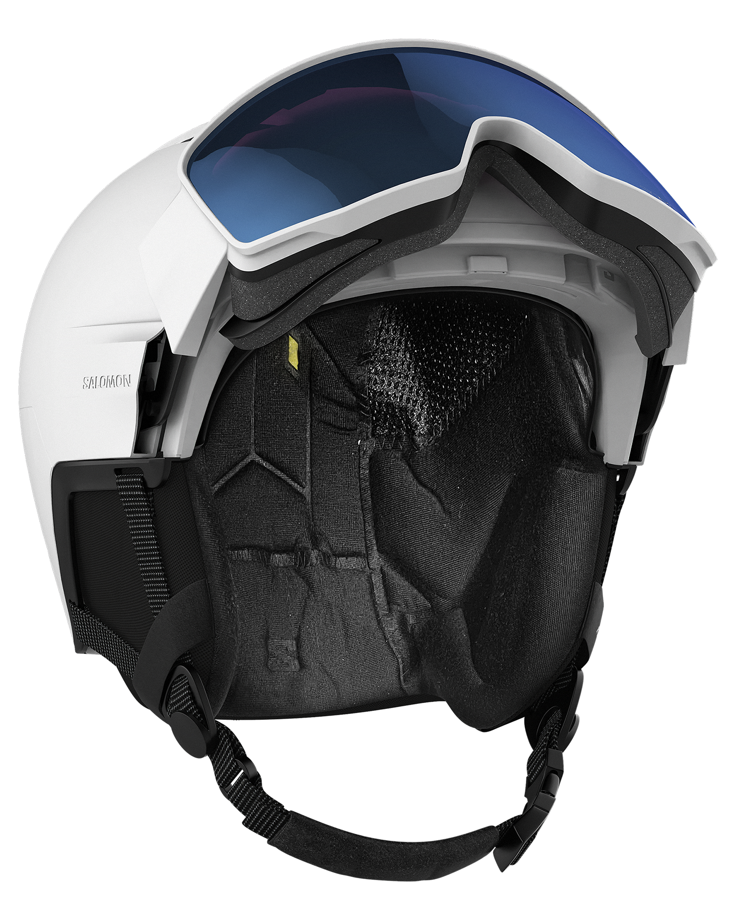 Salomon Driver Pro Sigma Mips Snow Helmet - White Men's Snow Helmets - Trojan Wake Ski Snow