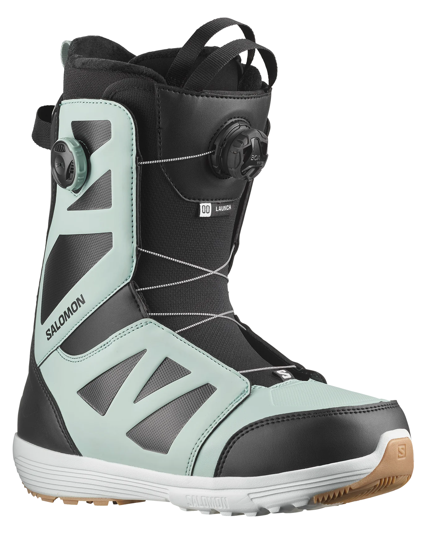 Salomon Launch Boa Sj Snowboard Boots - Cloud Blue/Black/White - 2024 Men's Snowboard Boots - Trojan Wake Ski Snow