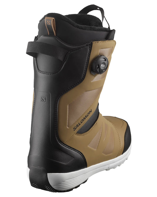 Salomon Launch Boa Sj Snowboard Boots - Sepia Tint/Black/White - 2024 Snowboard Boots - Mens - Trojan Wake Ski Snow