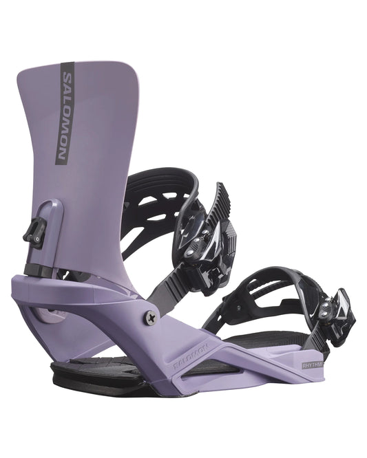 Salomon Rhythm Snowboard Bindings - Dusk Purple - 2024 Snowboard Bindings - Mens - Trojan Wake Ski Snow