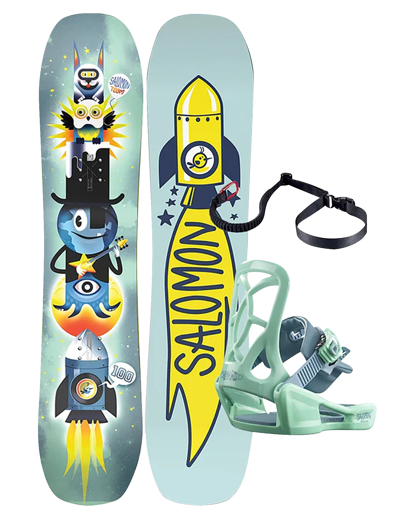 Salomon Team Package Snowboard - 2025 Snowboards - Trojan Wake Ski Snow