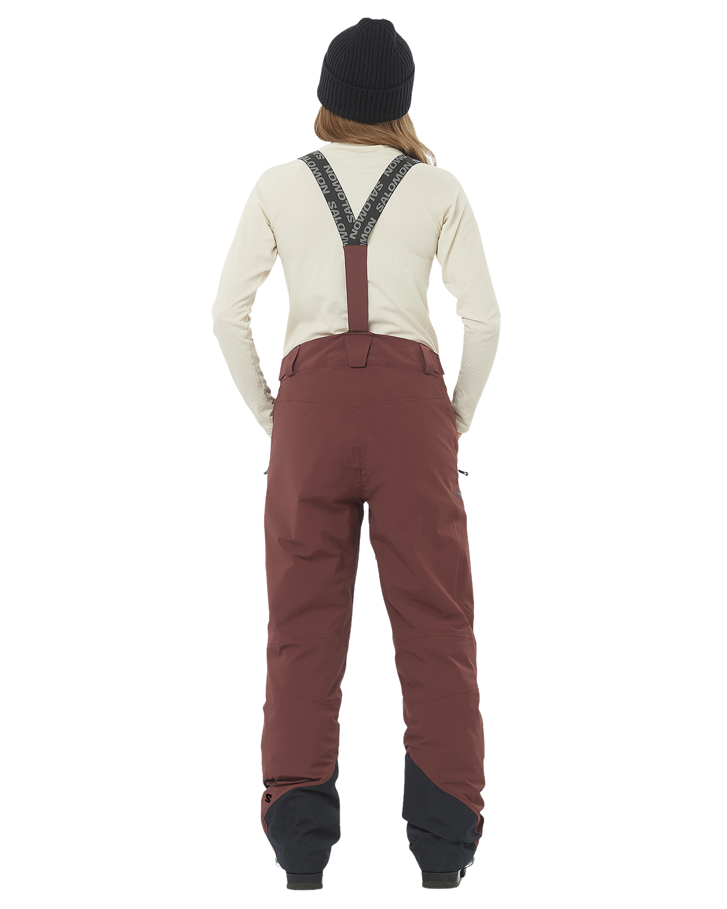 Salomon Women's Brilliant Pant - Rum Raisin Women's Snow Pants - Trojan Wake Ski Snow