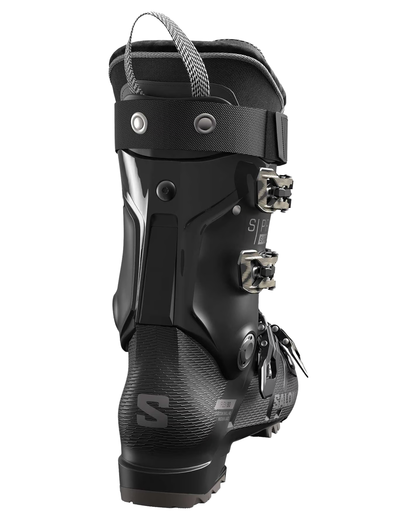 Salomon Women's S/Pro Supra 90 Gw Ski Boots - Black / Light Bronze Met. / Black Snow Ski Boots - Trojan Wake Ski Snow