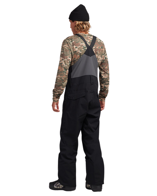 Dakine Men's Scout Snow Bib - Black Men's Snow Bibs - Trojan Wake Ski Snow