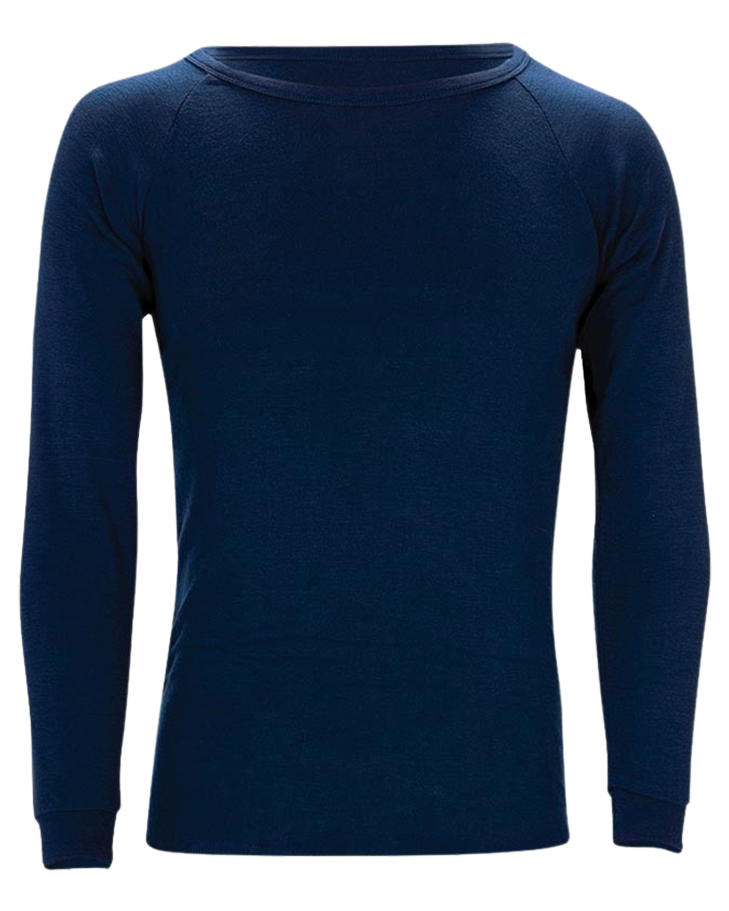 Sherpa Kids' Polypro Long Sleeve Thermal Crew Neck Top - Navy Thermals - Trojan Wake Ski Snow
