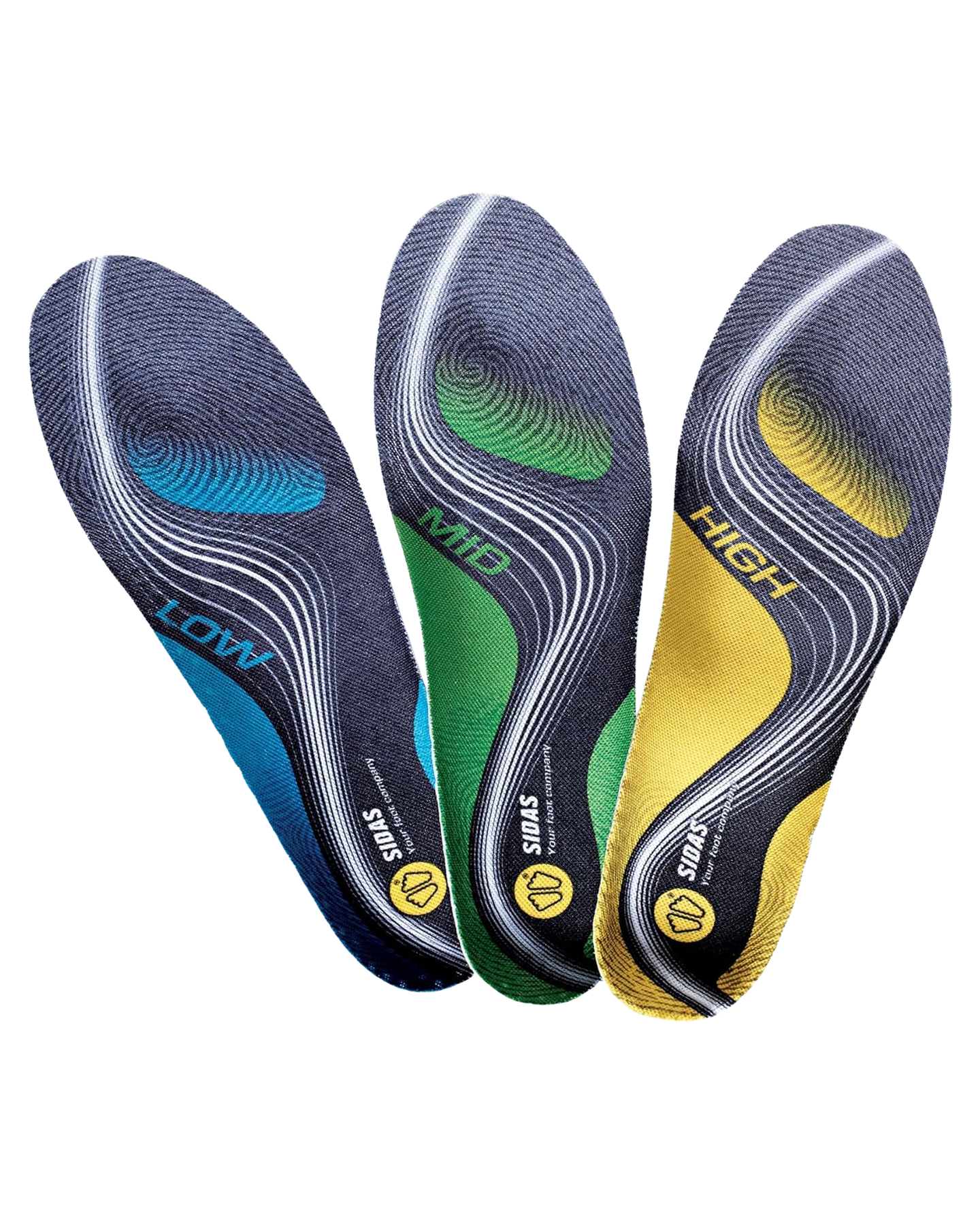 Sidas 3Feet Activ' High Insoles Insoles - Trojan Wake Ski Snow