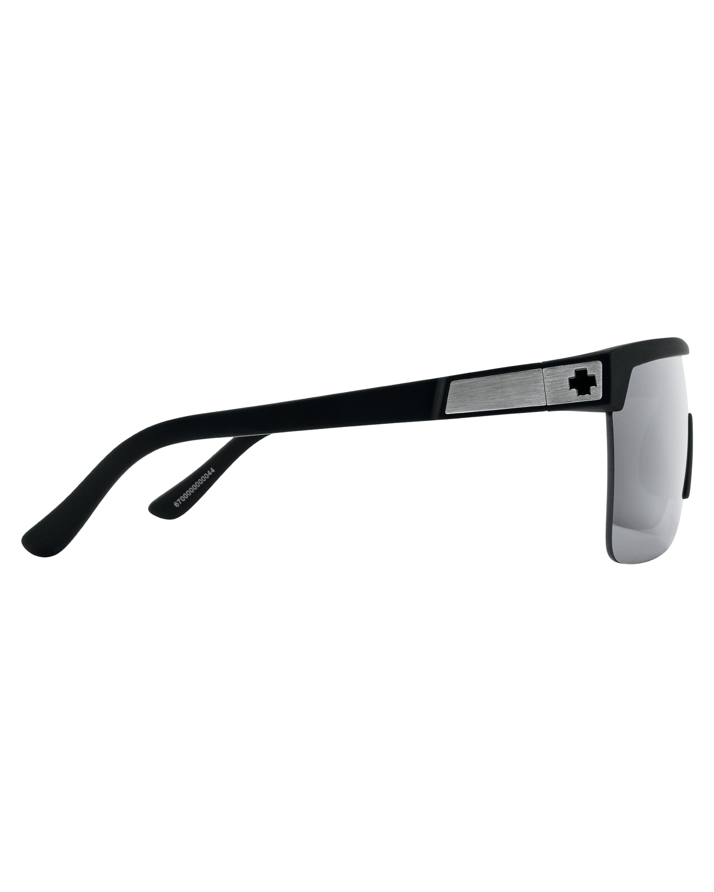 Spy Flynn 5050 - Soft Matte Black/Gray Green Polarized w/ Silver Spectra Mirror Sunglasses - Trojan Wake Ski Snow