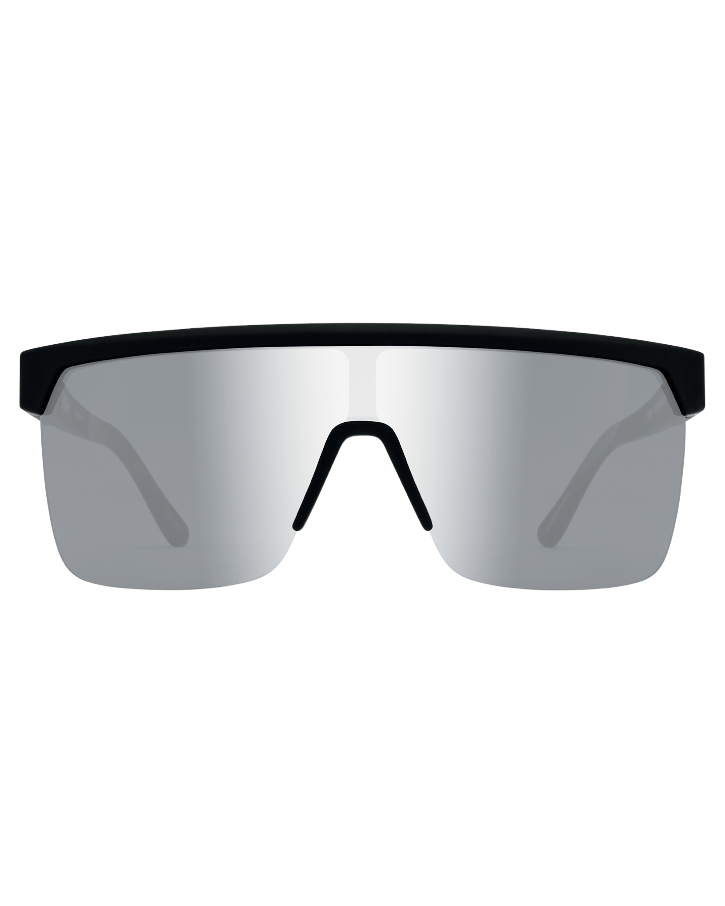 Spy Flynn 5050 - Soft Matte Black/Gray Green Polarized w/ Silver Spectra Mirror Sunglasses - Trojan Wake Ski Snow