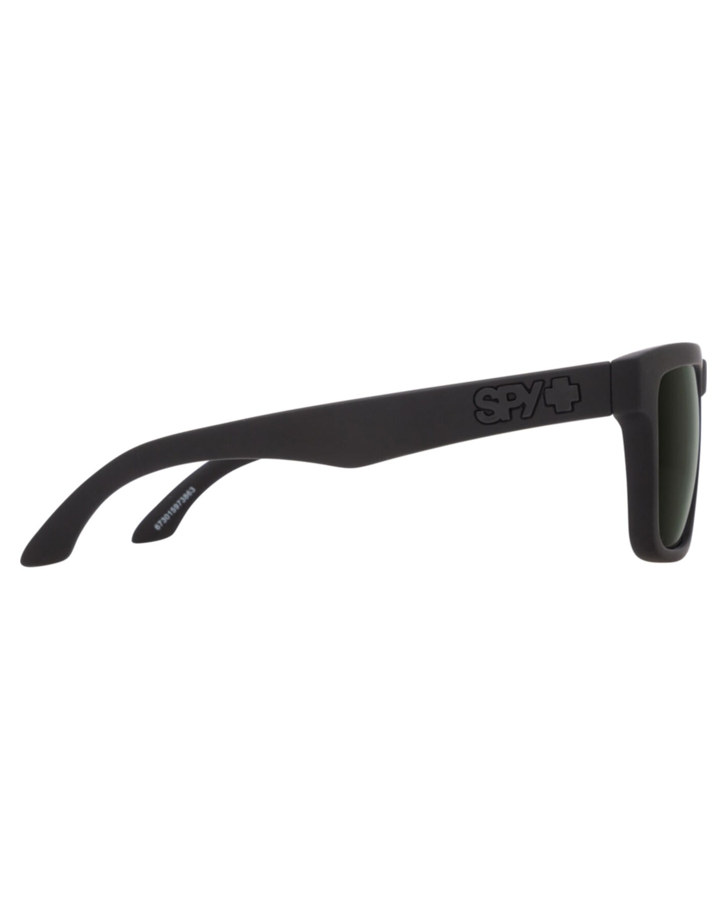 Spy Helm Soft Matte Black - Happy Gray Green Sunglasses - Trojan Wake Ski Snow