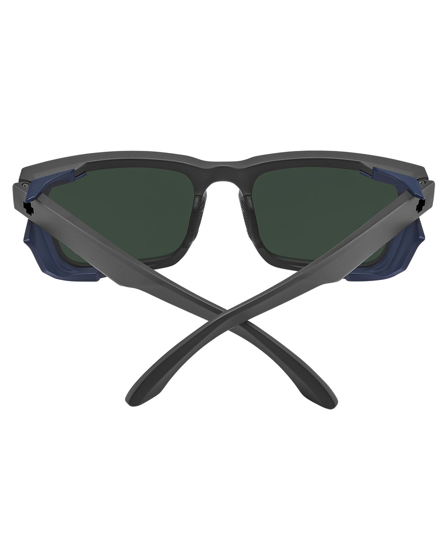Spy Helm Tech Matte Dark Gray Happy Gray Green Polardark Blue Spectra Mirror Sunglasses - Trojan Wake Ski Snow