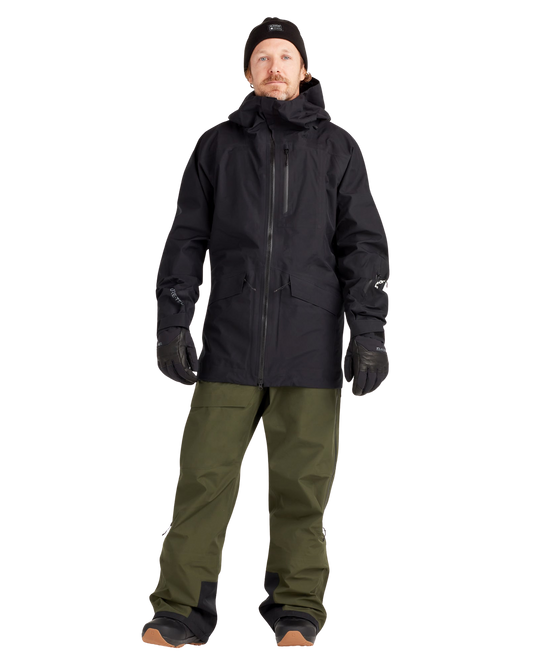 Dakine Men's Stoker Gore-Tex 3L Snow Jacket - Black Men's Snow Jackets - Trojan Wake Ski Snow