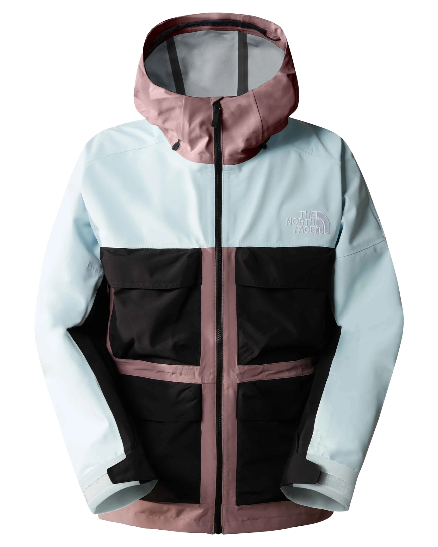 The North Face Men's Dragline Snow Jacket - Icecap Blue/Fawn Grey Men's Snow Jackets - Trojan Wake Ski Snow