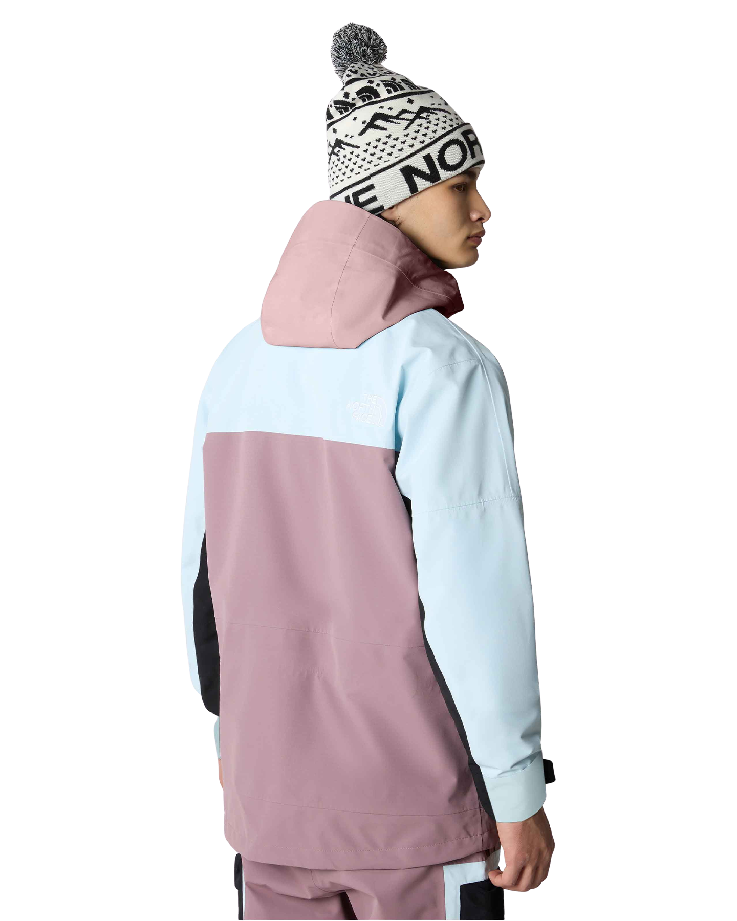 The North Face Men's Dragline Snow Jacket - Icecap Blue/Fawn Grey Men's Snow Jackets - Trojan Wake Ski Snow