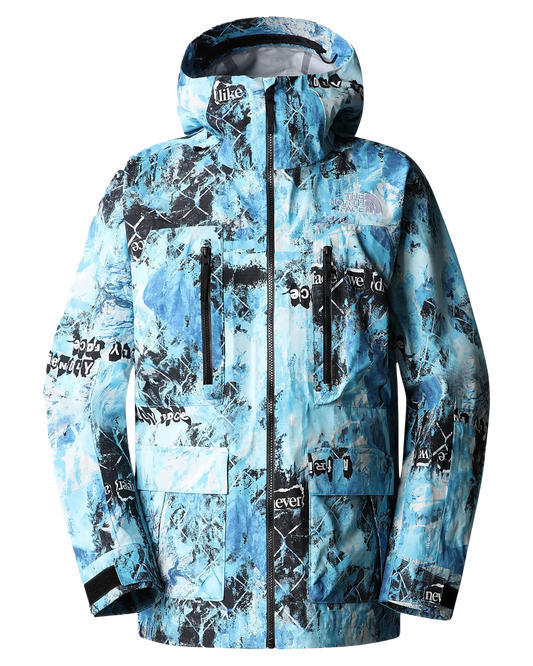 The North Face Men's Print Dragline Snow Jacket - Norse Blue/Cole Navin/Never A Face Men's Snow Jackets - Trojan Wake Ski Snow