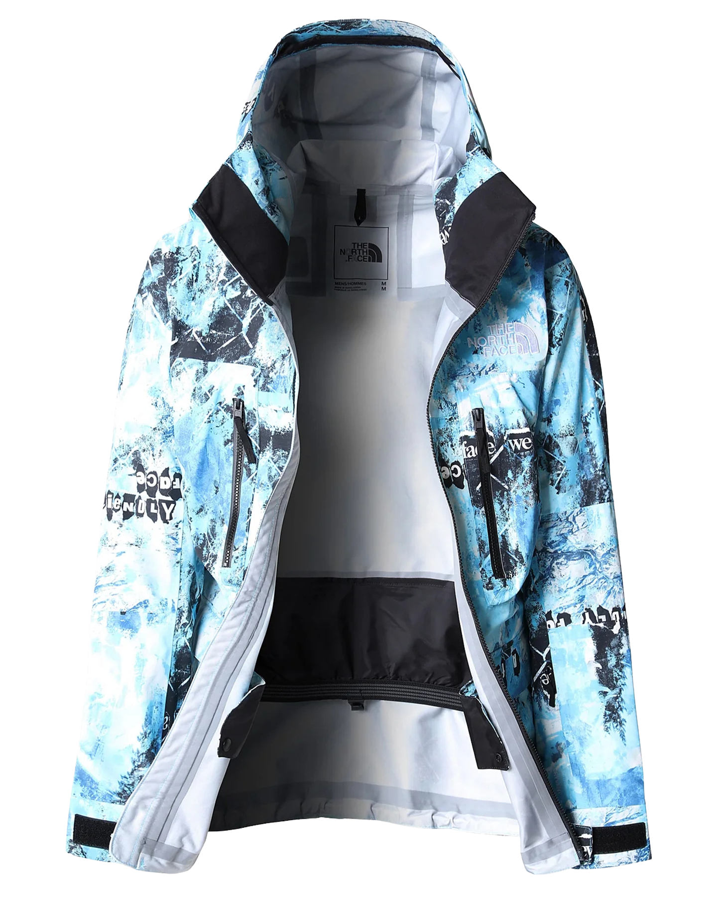 The North Face Men's Print Dragline Snow Jacket Norse Blue/Cole - Main Image