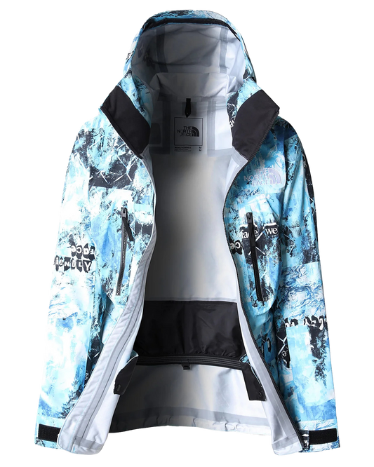 The North Face Men's Print Dragline Snow Jacket - Norse Blue/Cole Navin/Never A Face Men's Snow Jackets - Trojan Wake Ski Snow