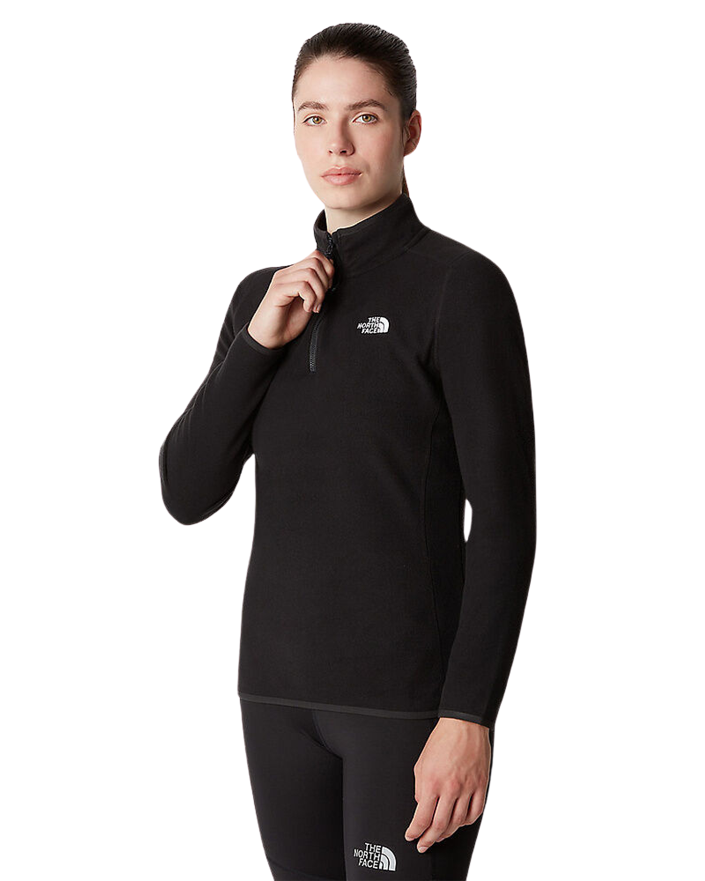 The North Face Women's 100 Glacier 1/4 Zip Fleece Women's Fleece - Trojan Wake Ski Snow