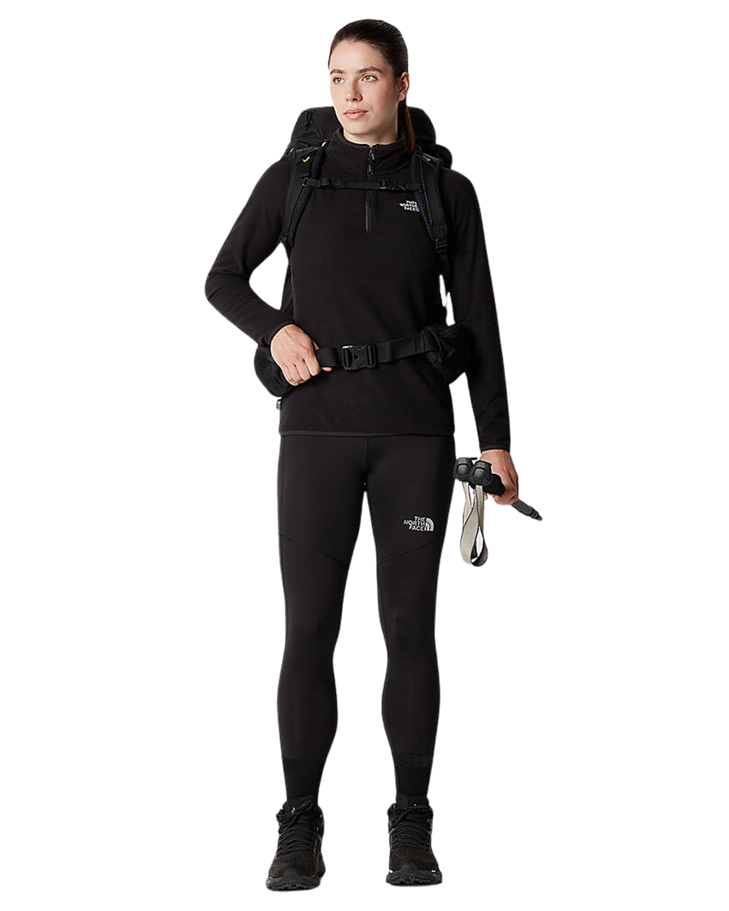 The North Face Women's 100 Glacier 1/4 Zip Fleece Women's Fleece - Trojan Wake Ski Snow