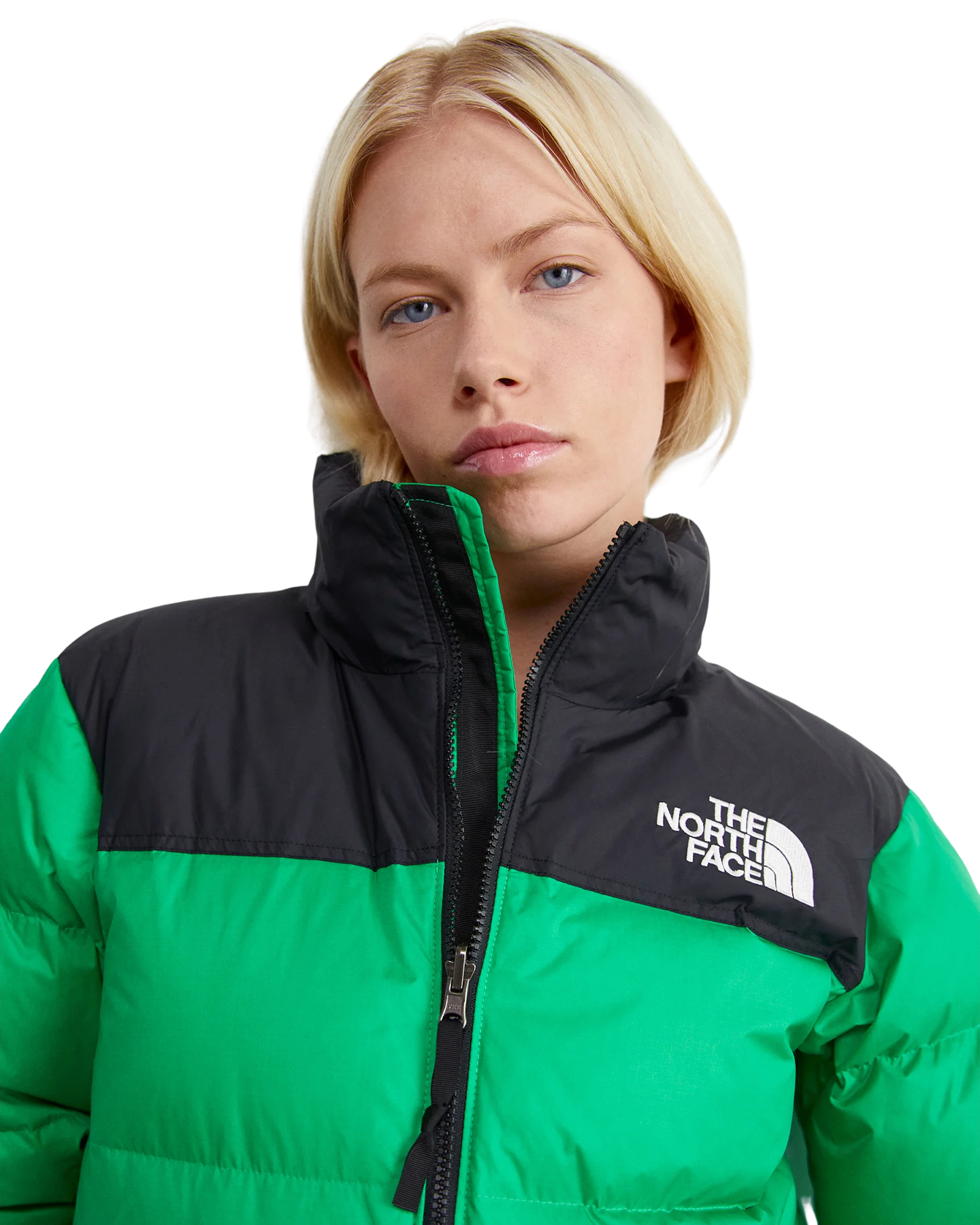 The North Face Women's 1996 Retro Nuptse Jacket - Optic Emerald Women's Jackets - Trojan Wake Ski Snow