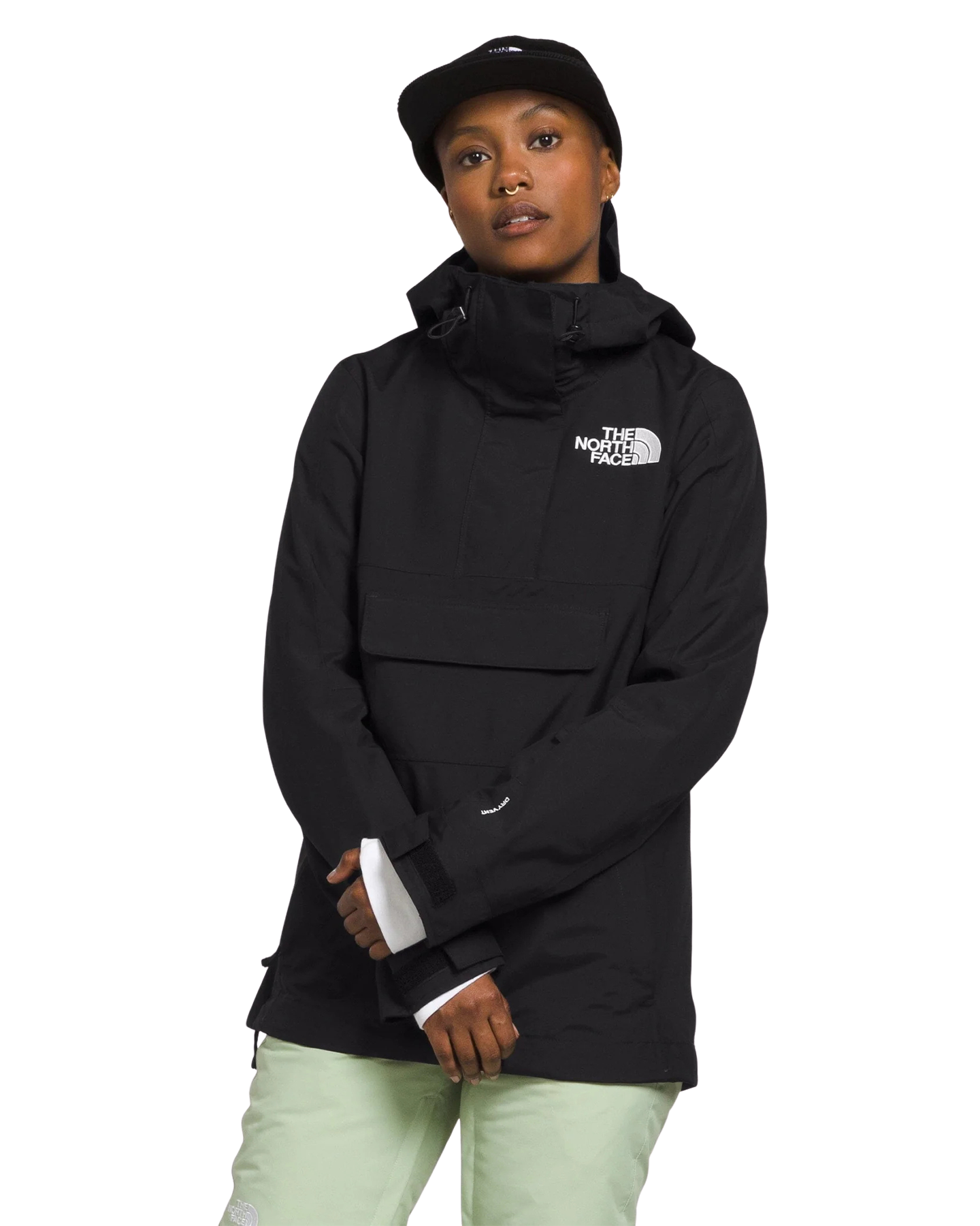 The North Face Women's Driftview Anorak - TNF Black Women's Snow Jackets - Trojan Wake Ski Snow