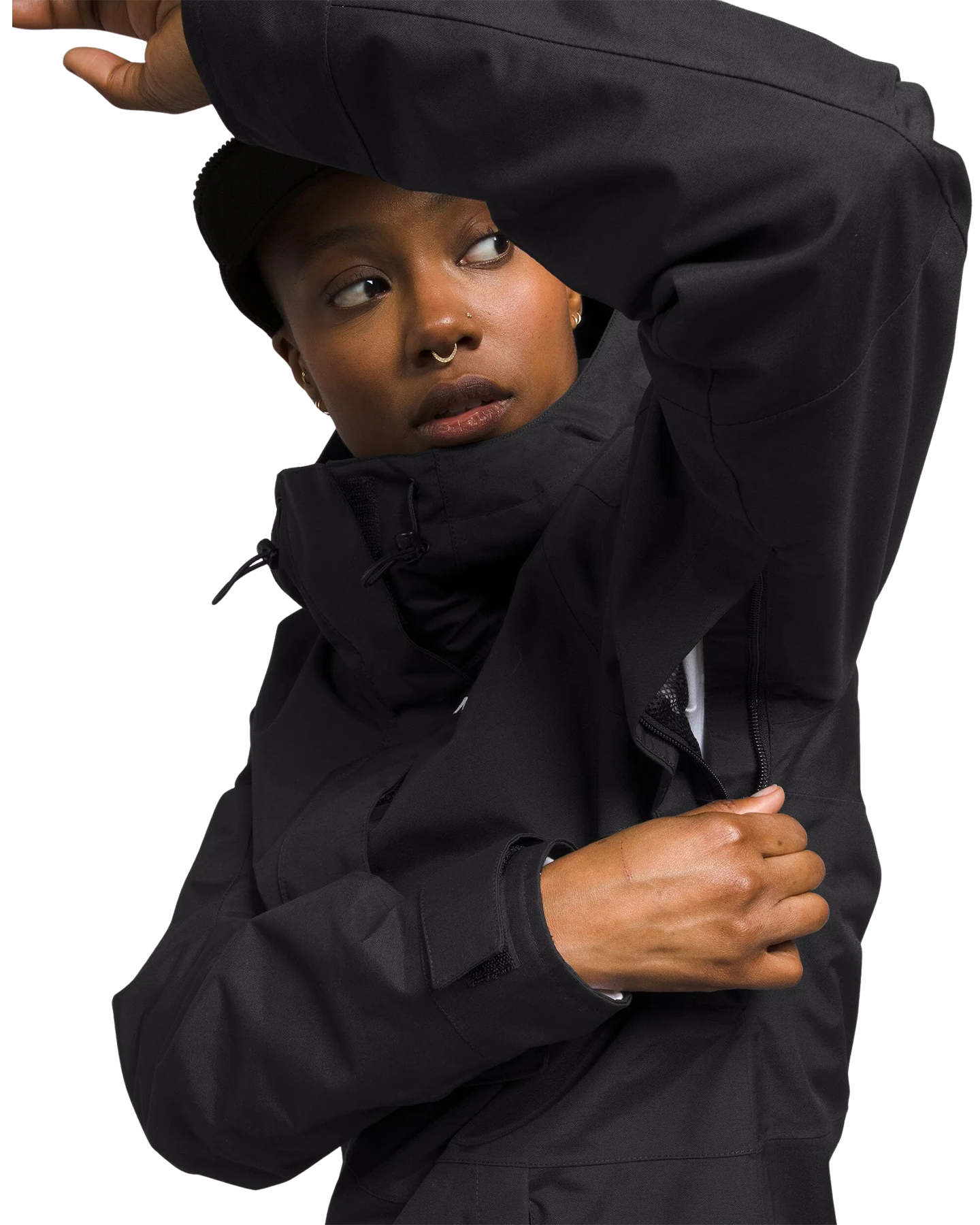 The North Face Women's Driftview Anorak - TNF Black Women's Snow Jackets - Trojan Wake Ski Snow