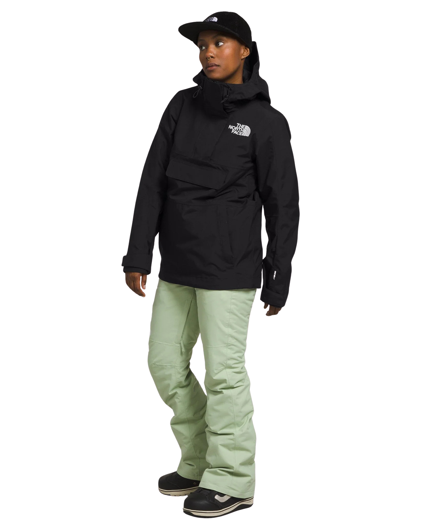 The North Face Women's Driftview Anorak - TNF Black Women's Snow Jackets - Trojan Wake Ski Snow