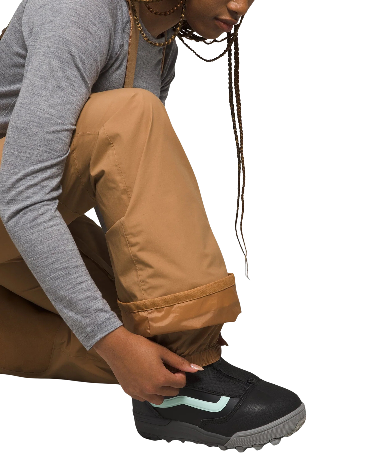 The North Face Women's Freedom Bib - Almond Butter Women's Snow Bibs - Trojan Wake Ski Snow