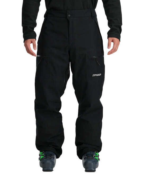 Spyder Turret Gtx Shell Pants - Black Men's Snow Pants - Trojan Wake Ski Snow