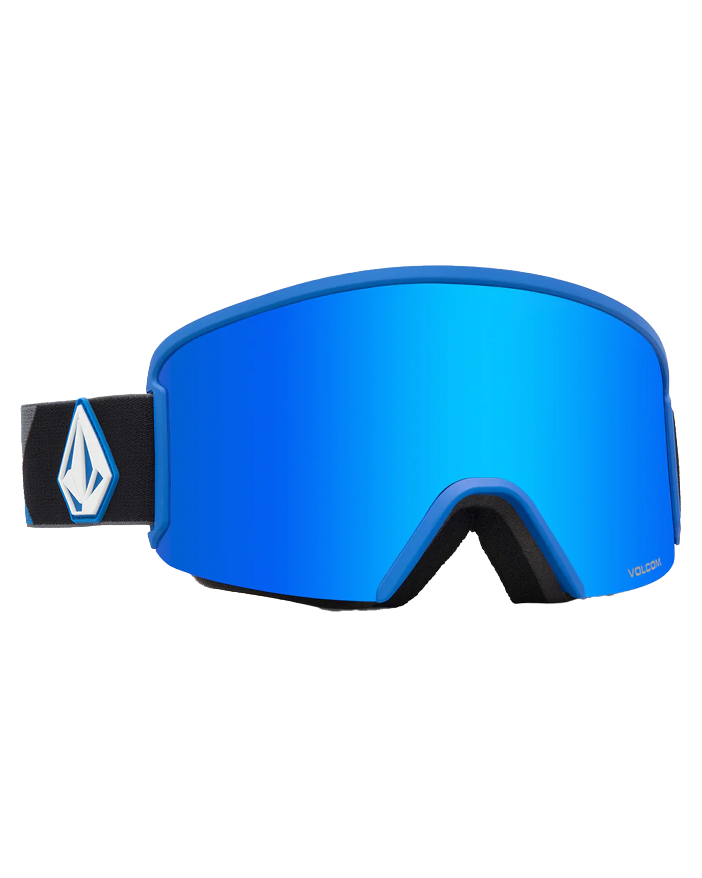 Volcom Garden Blue Blue Goggles - Blue Chrome Snow Goggles - Mens - Trojan Wake Ski Snow